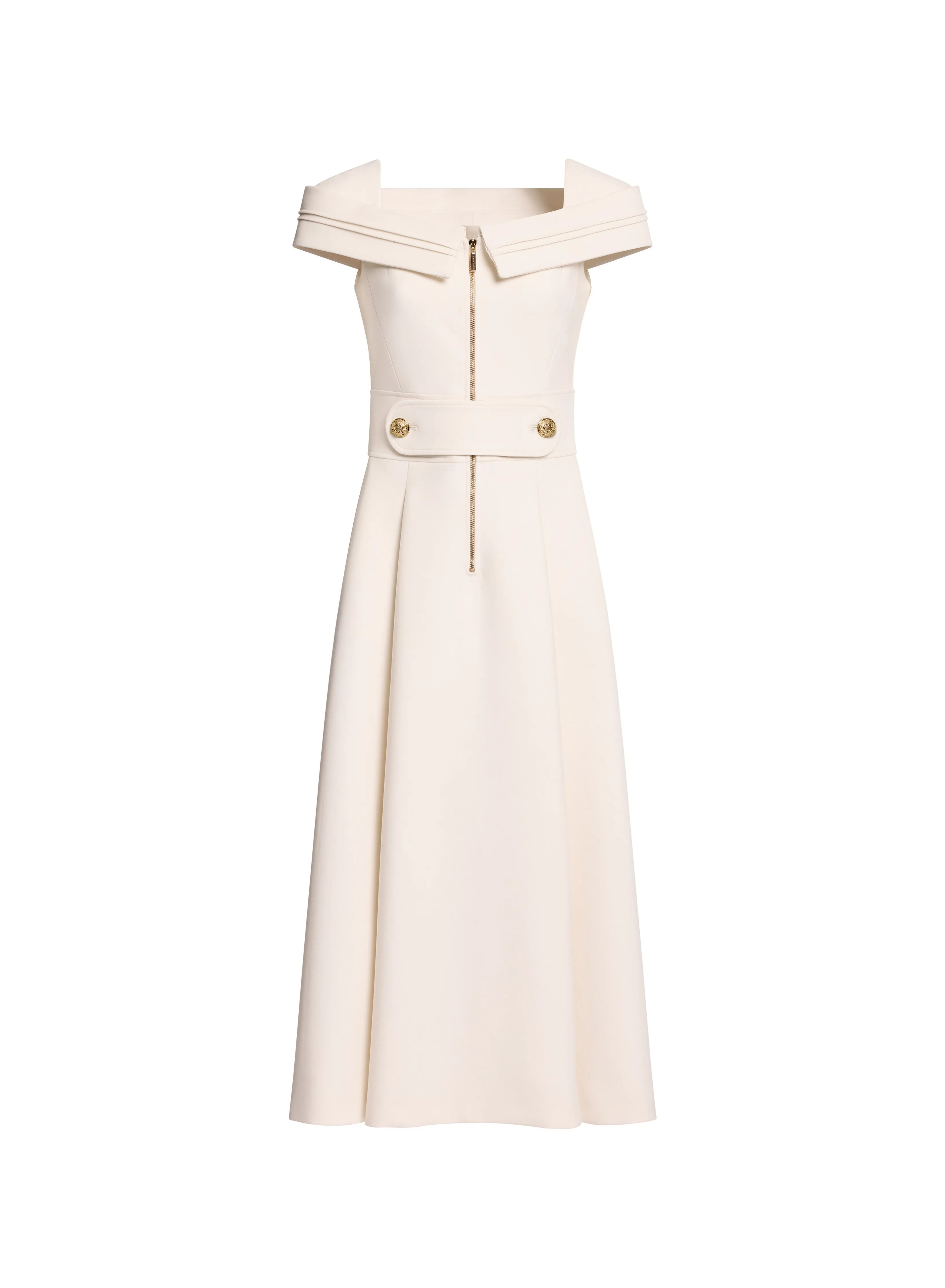 Structured Midi Dress