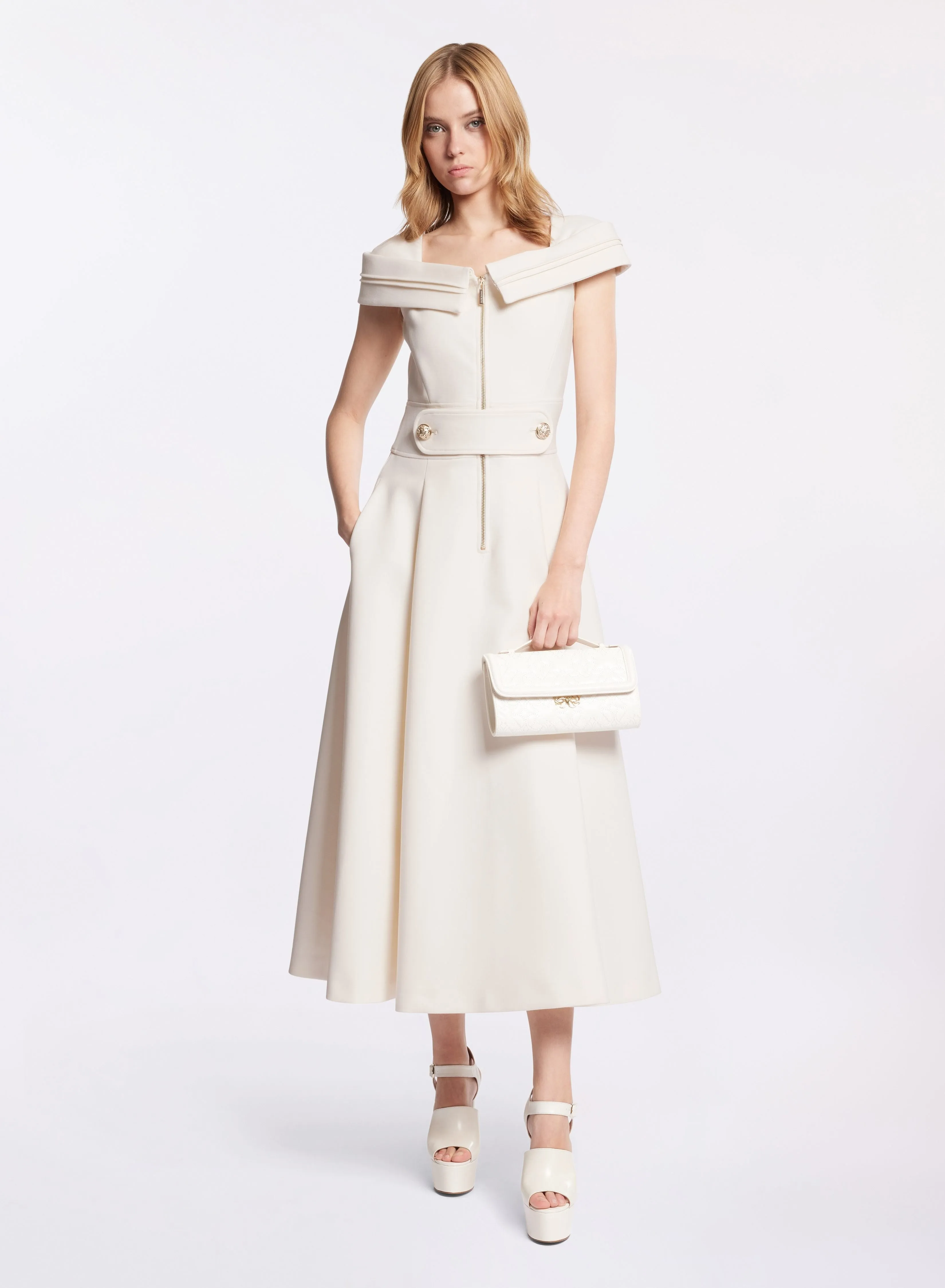 Structured Midi Dress