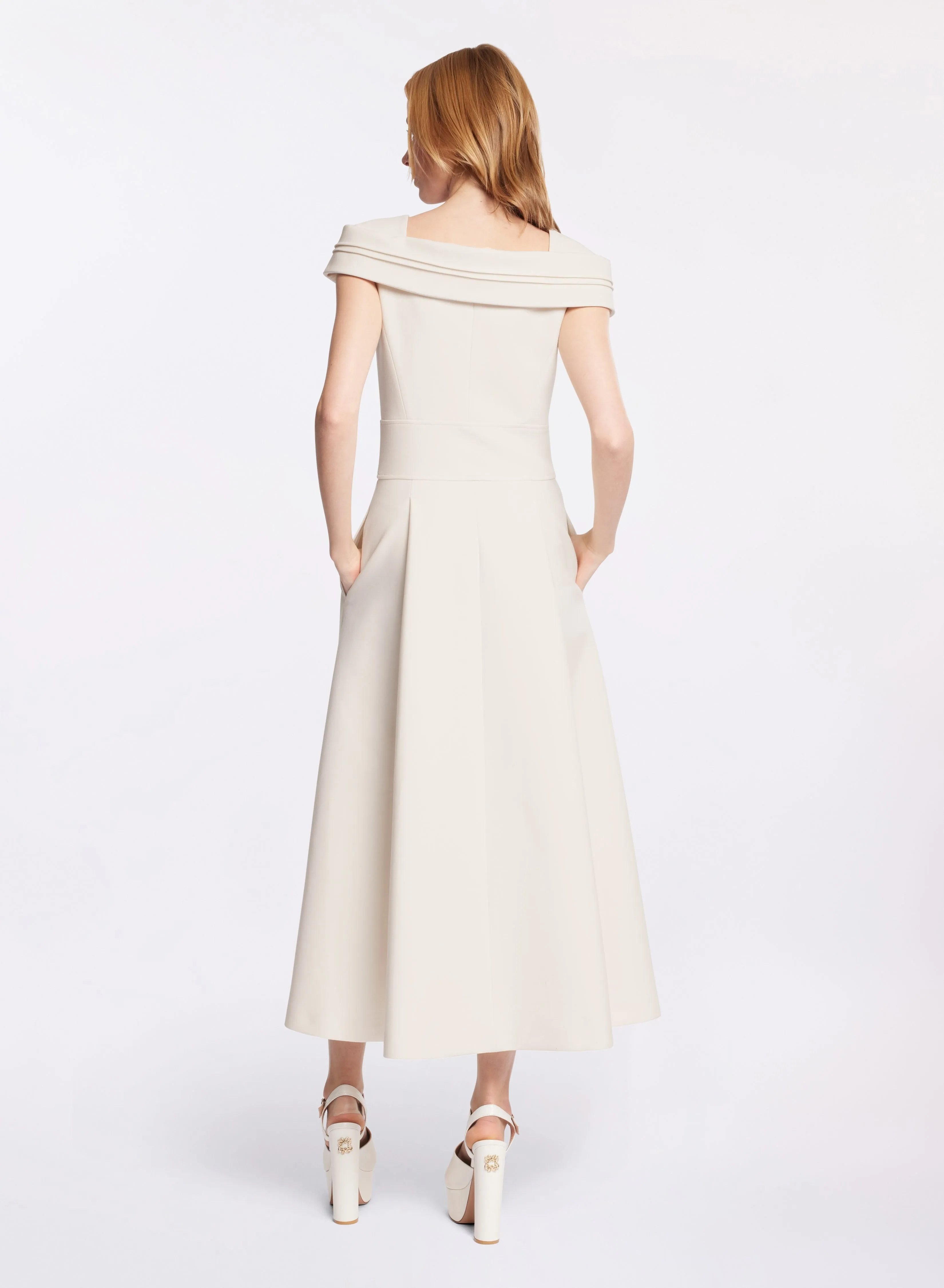 Structured Midi Dress