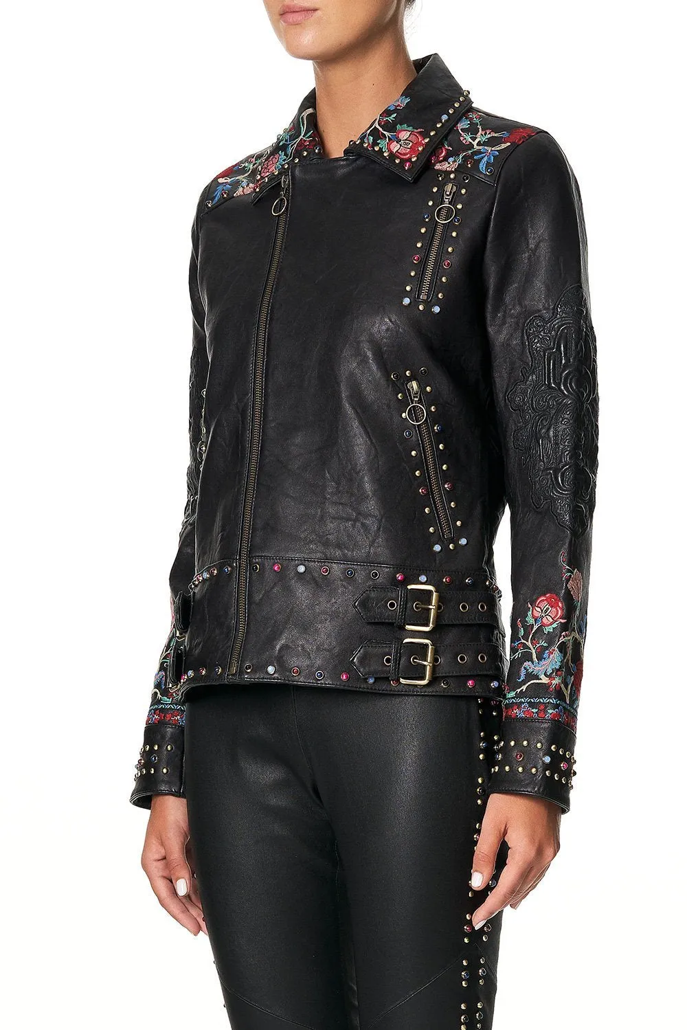 STUDDED BIKER JACKET HEUTE PROVINCIAL