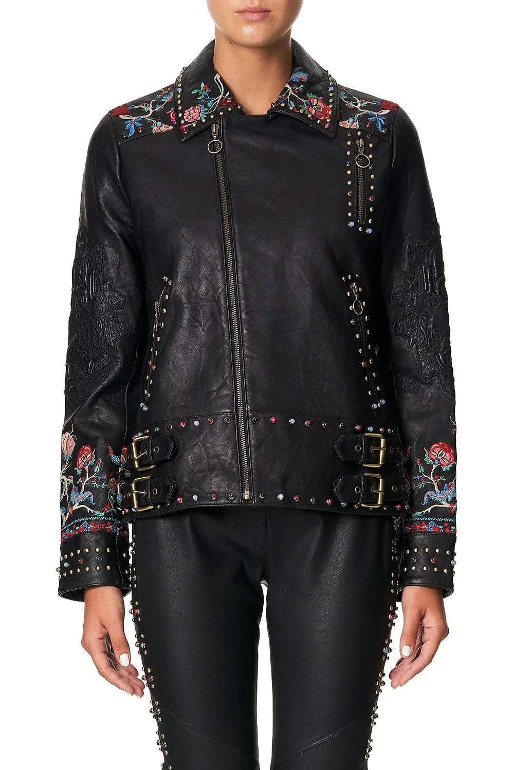 STUDDED BIKER JACKET HEUTE PROVINCIAL