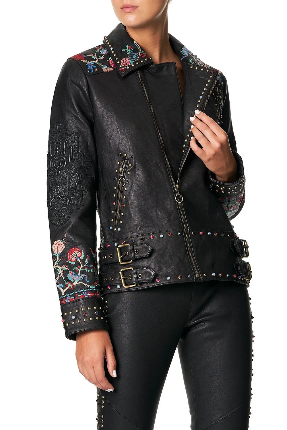 STUDDED BIKER JACKET HEUTE PROVINCIAL