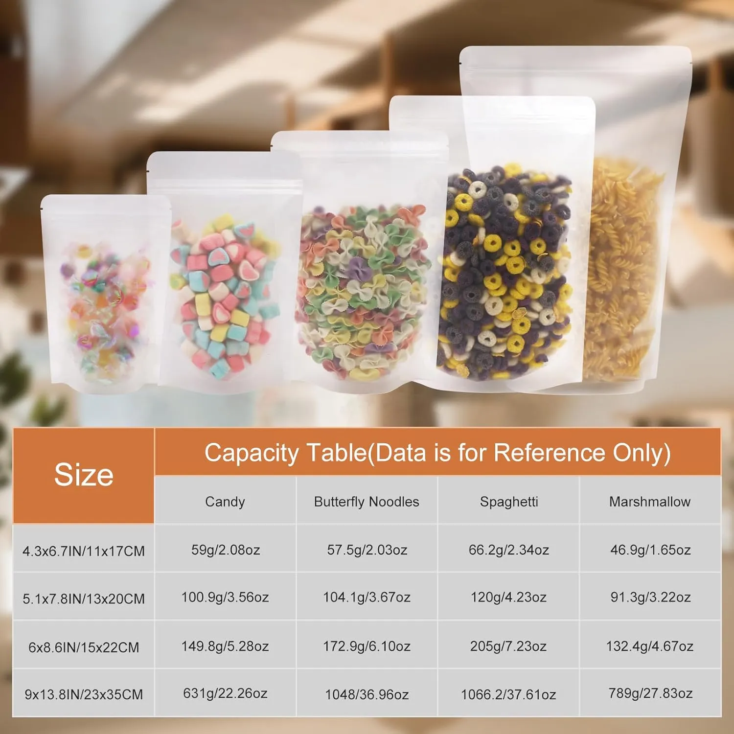 SumDirect 50Pcs 9x13.8inches Matte Frosted (Not Clear) Zipper Resealable Stand Up Drink Bags,Snack Food Tea Packing Drinking Pouches -9x13.8inches
