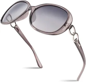 Sunier Sunglasses Womens Polarized Trendy Oversized Sun Glasses Fashion Ladies Shades 100% UV400 Protection S85