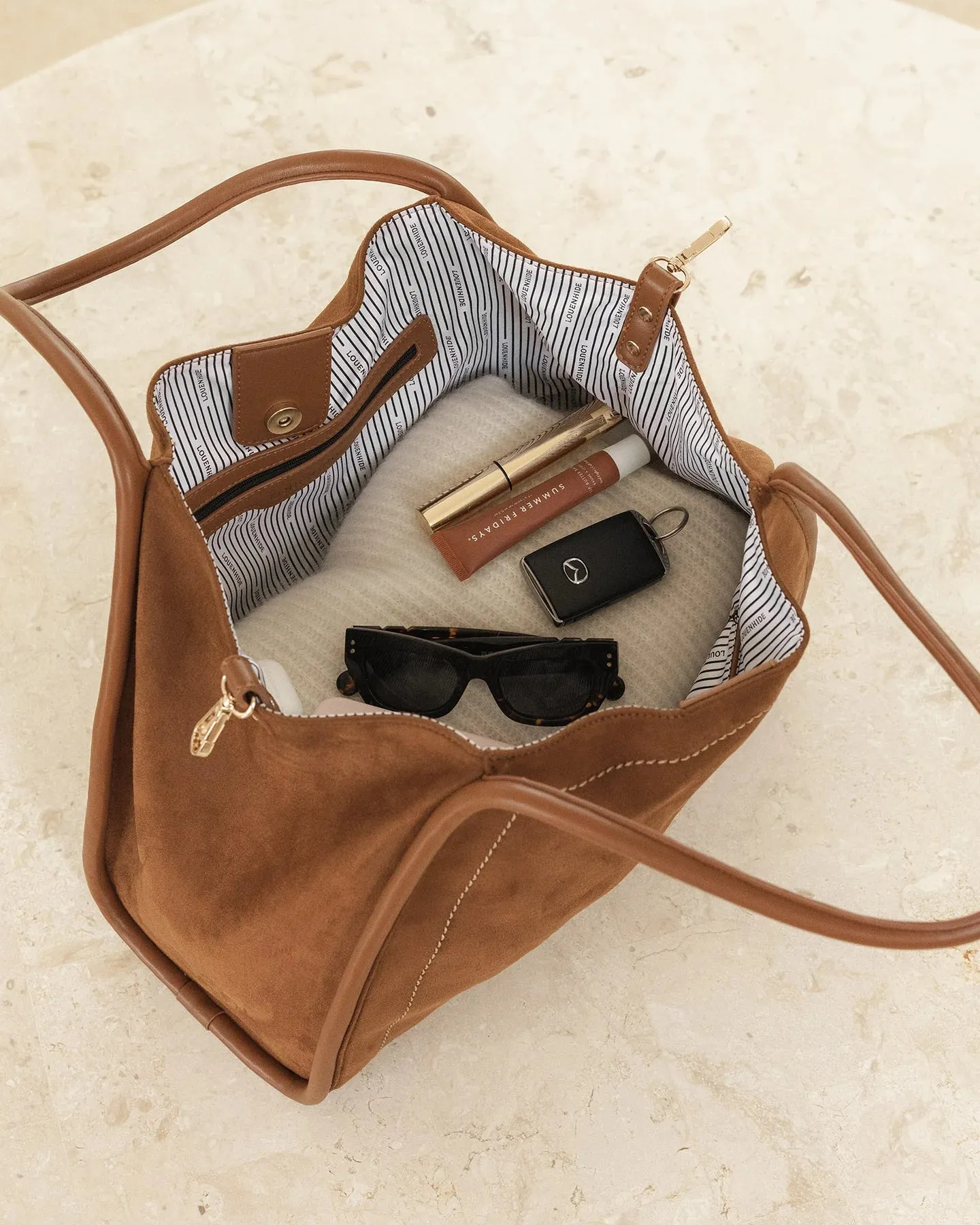 Sutton Shoulder Bag - Tan