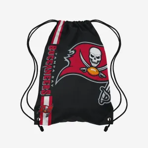 Tampa Bay Buccaneers Black Alternate Color Big Logo Drawstring Backpack