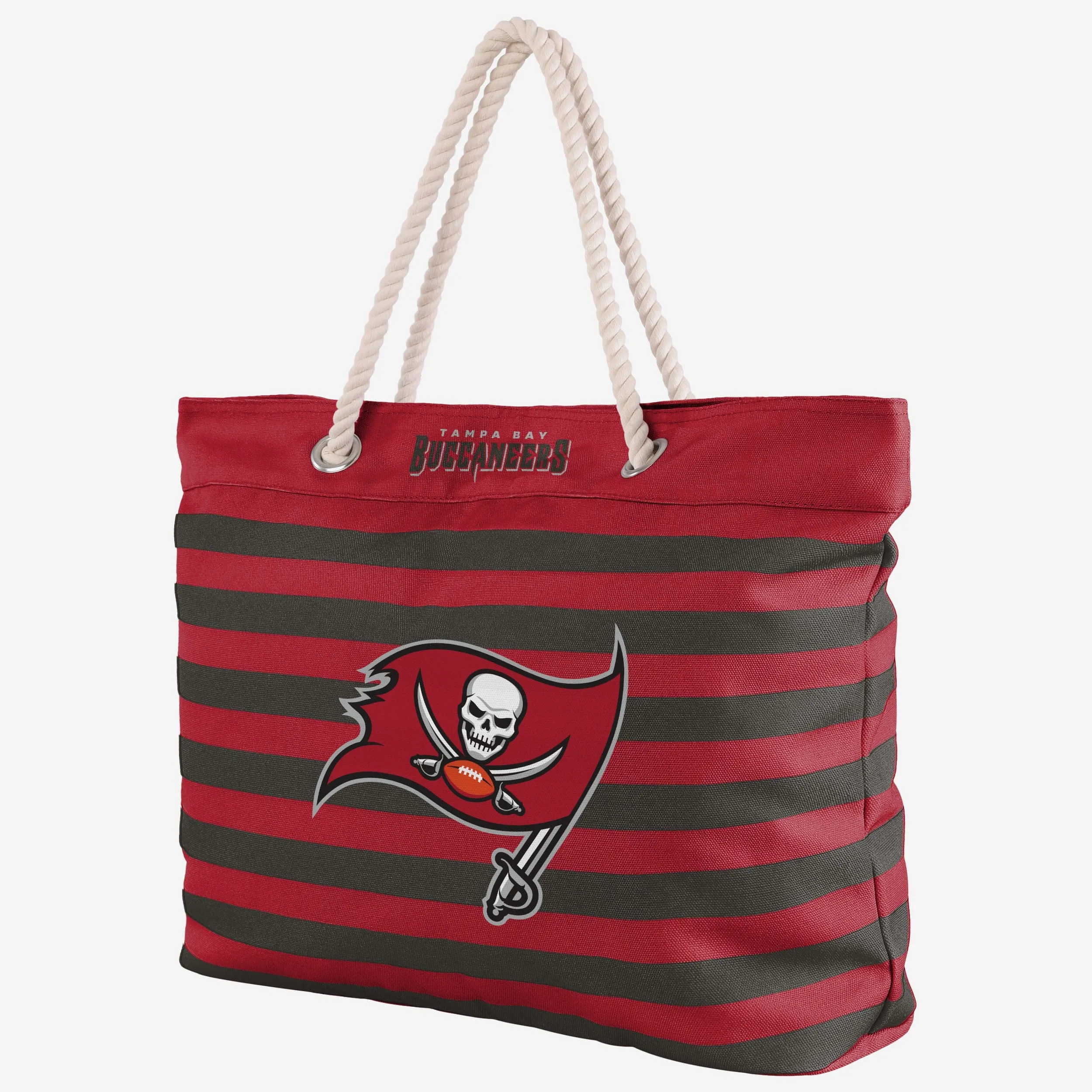 Tampa Bay Buccaneers Nautical Stripe Tote Bag