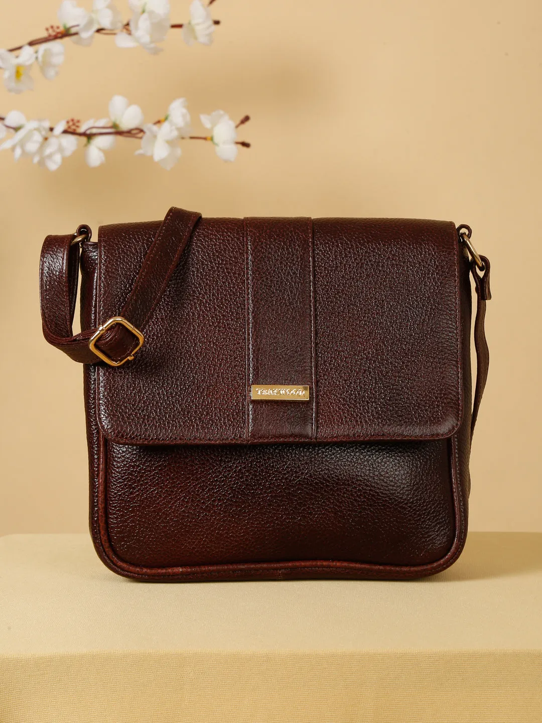 Teakwood Leather Women Structured Handheld Bag