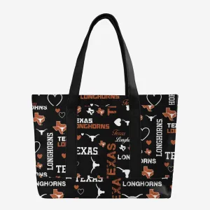 Texas Longhorns Logo Love Tote Bag