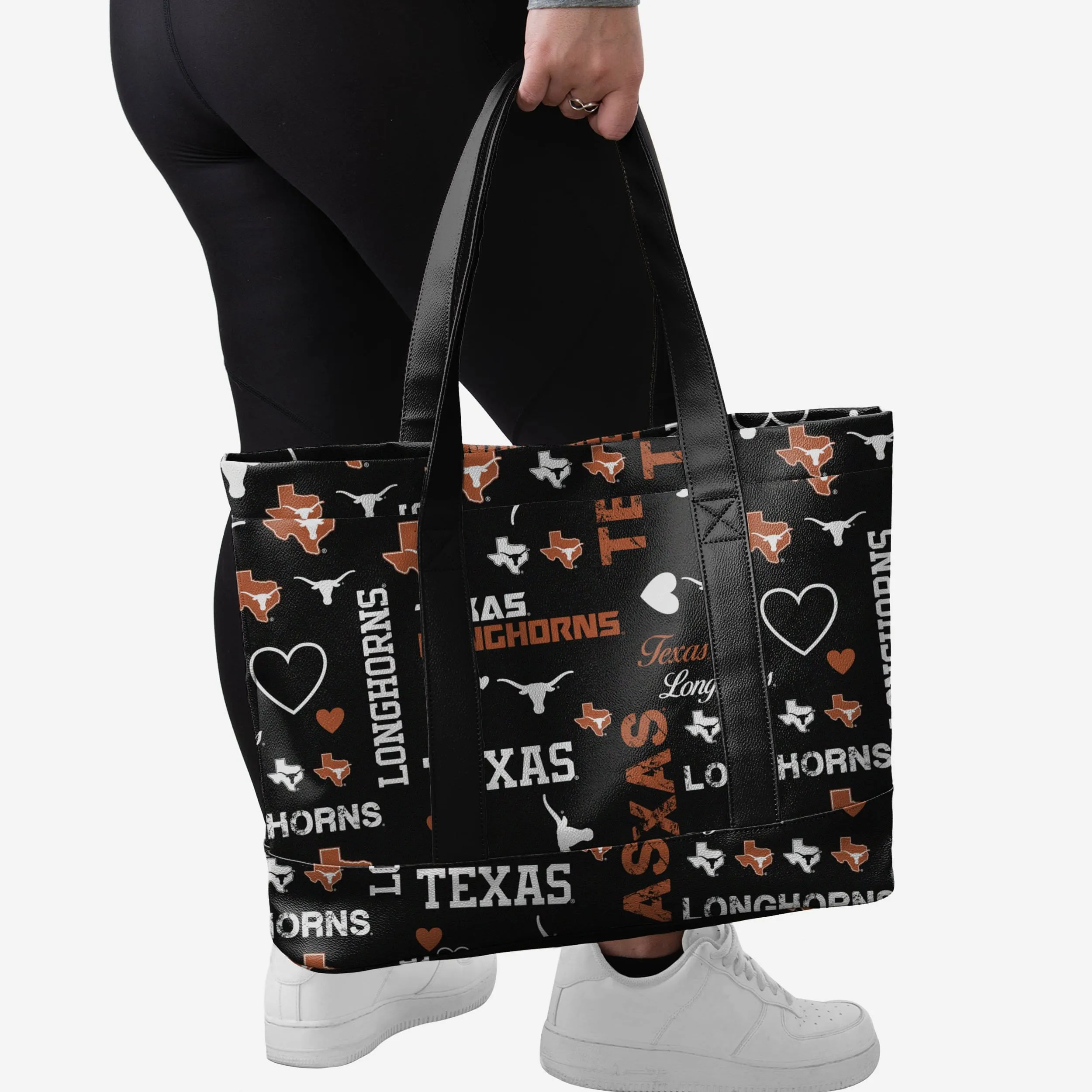 Texas Longhorns Logo Love Tote Bag