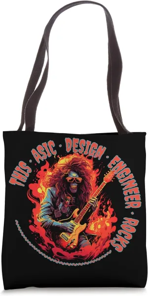 This ASIC Design Engineer Rocks Funny Musician Tote Bag