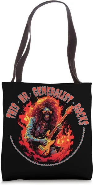This Hr Generalist Rocks Funny Musician Tote Bag
