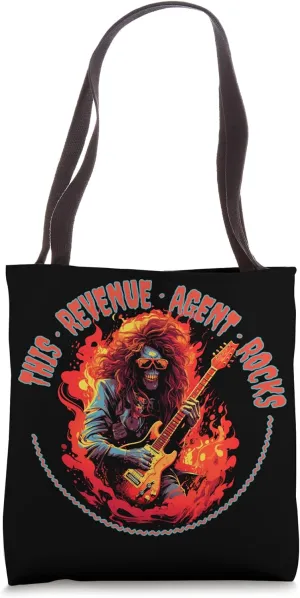 This Revenue Agent Rocks Funny Musician Tote Bag