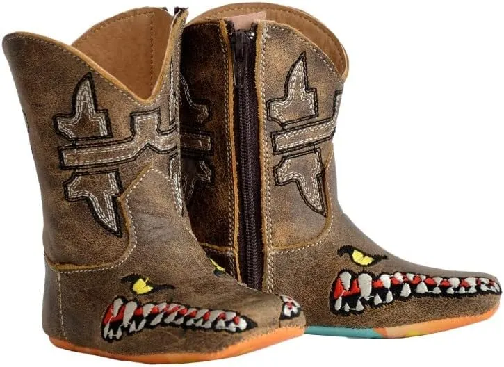 Tin Haul Infant-Boys' Swamp Chomp Western Boots Broad Square Toe