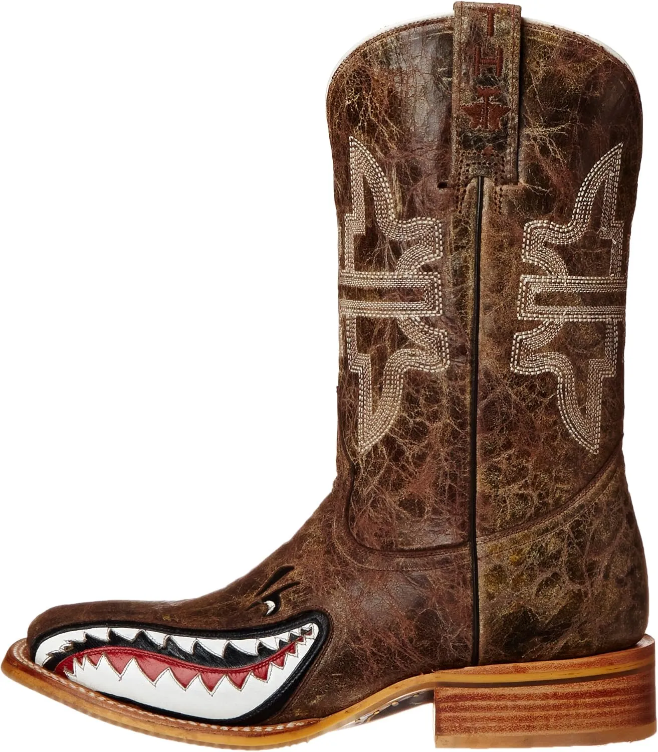 Tin Haul Men's Gnarly Shark Fashion Cowboy Boots
