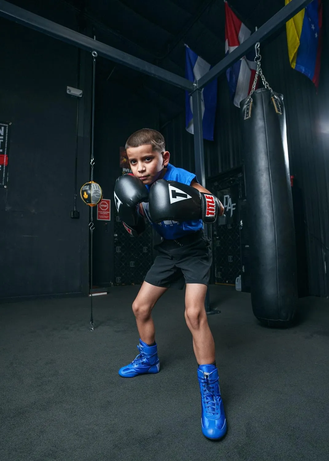 Title Boxing Speed-Flex Encore Mid-Top Boxing Shoes: MMA, Kickboxing, Boxing Boots, Equipment, Footwear