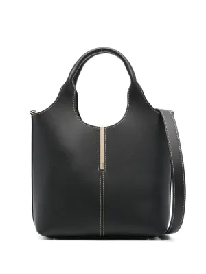 TOD'S Mini Leather Tote Handbag with Adjustable Strap