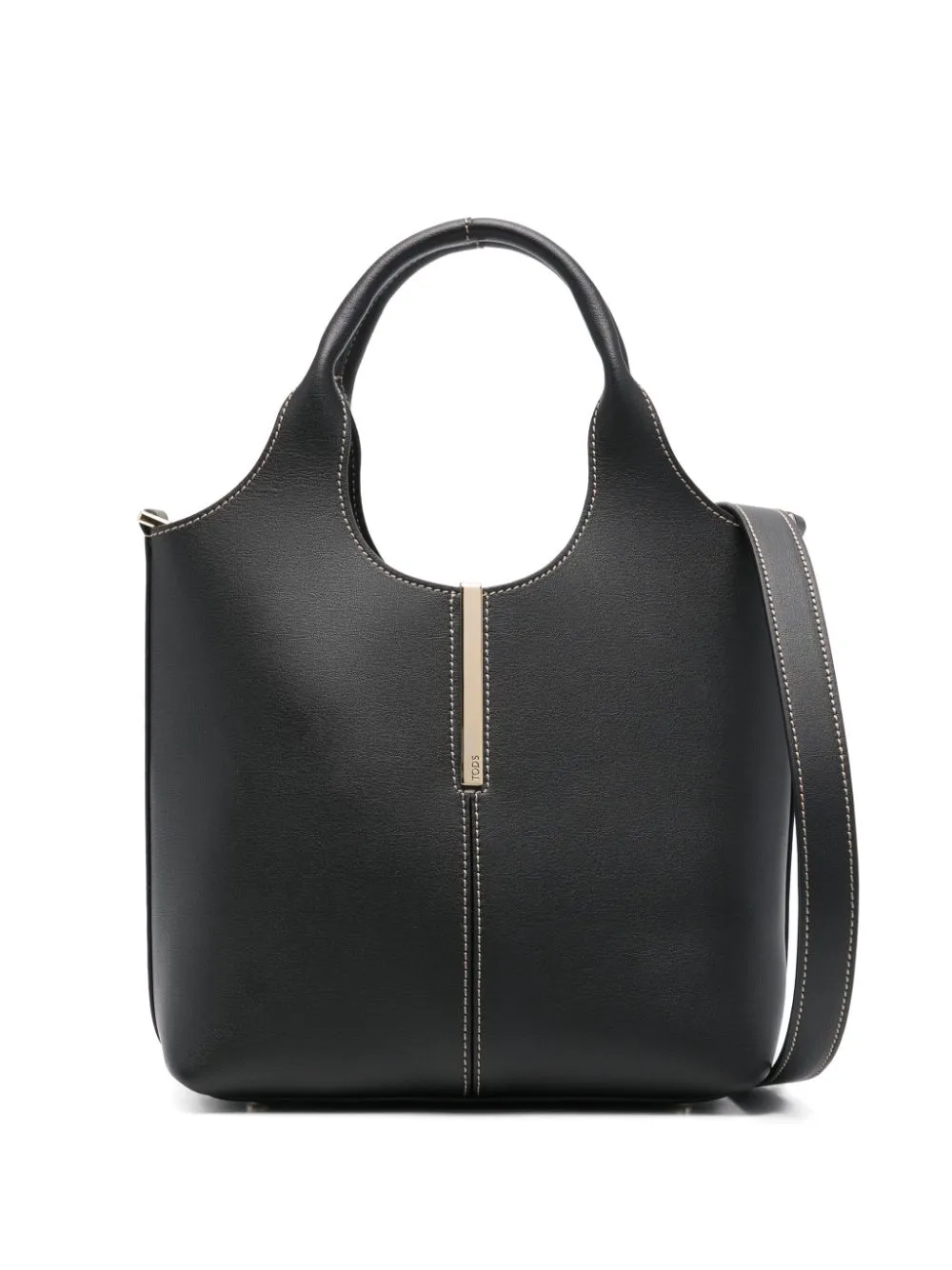 TOD'S Mini Leather Tote Handbag with Adjustable Strap