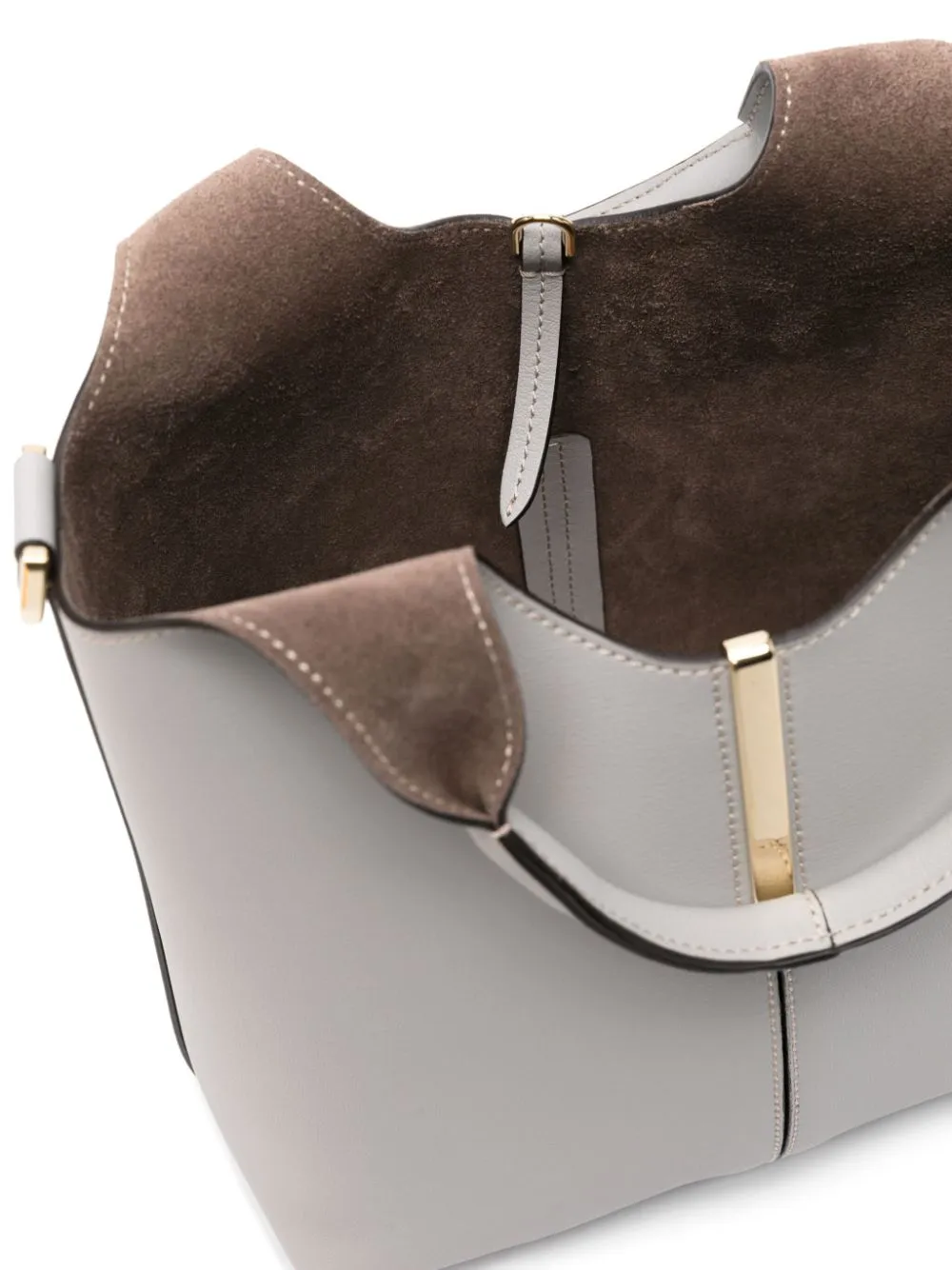 TOD'S Mini Leather Tote Handbag with Adjustable Strap
