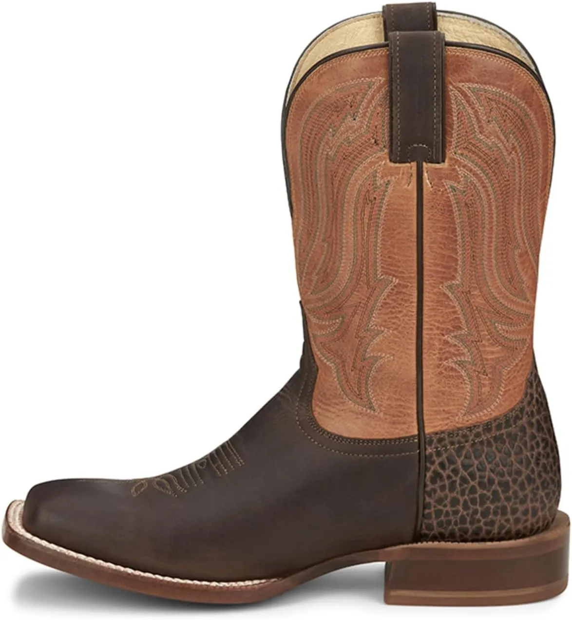 Tony Lama Men's Asher Western Boot Broad Square Toe - Sa2012