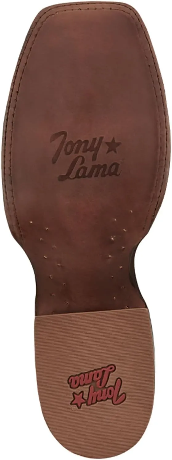 Tony Lama Men's Asher Western Boot Broad Square Toe - Sa2012