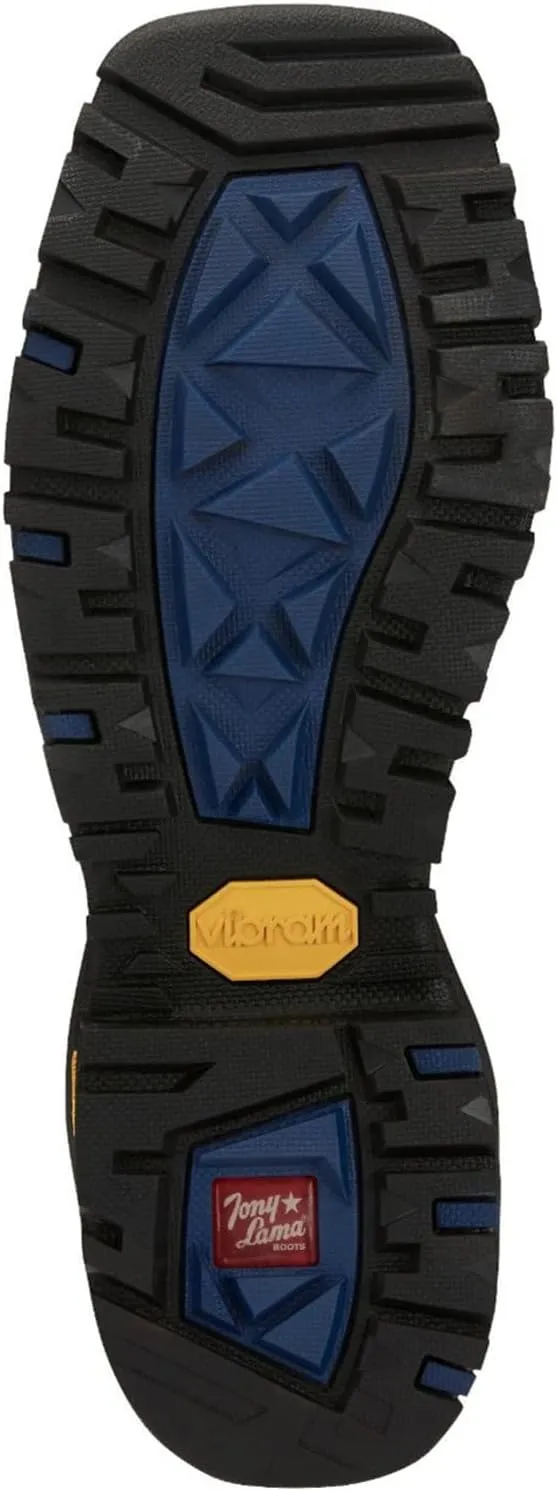 Tony Lama Men's Roustabout Straw Western Work Boot Composite Toe - Tw5013