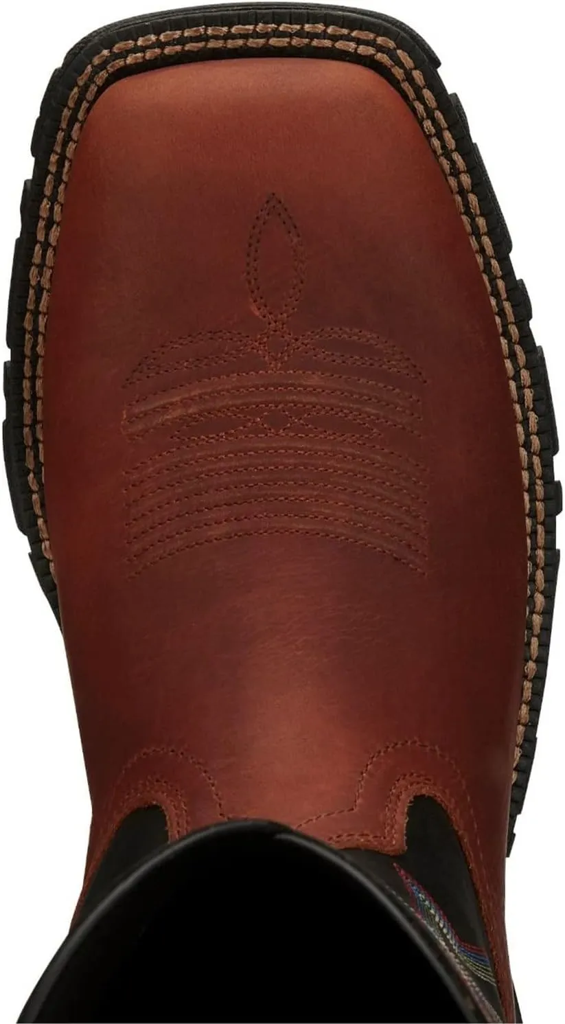 Tony Lama Men's Roustabout Straw Western Work Boot Composite Toe - Tw5013