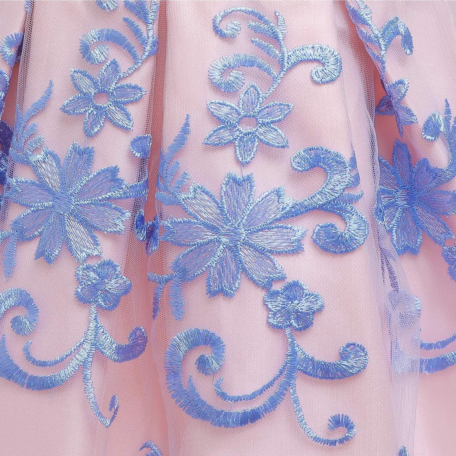 TTYAOVO Flower Girl Dress Princess Birthday Party Wedding Gown
