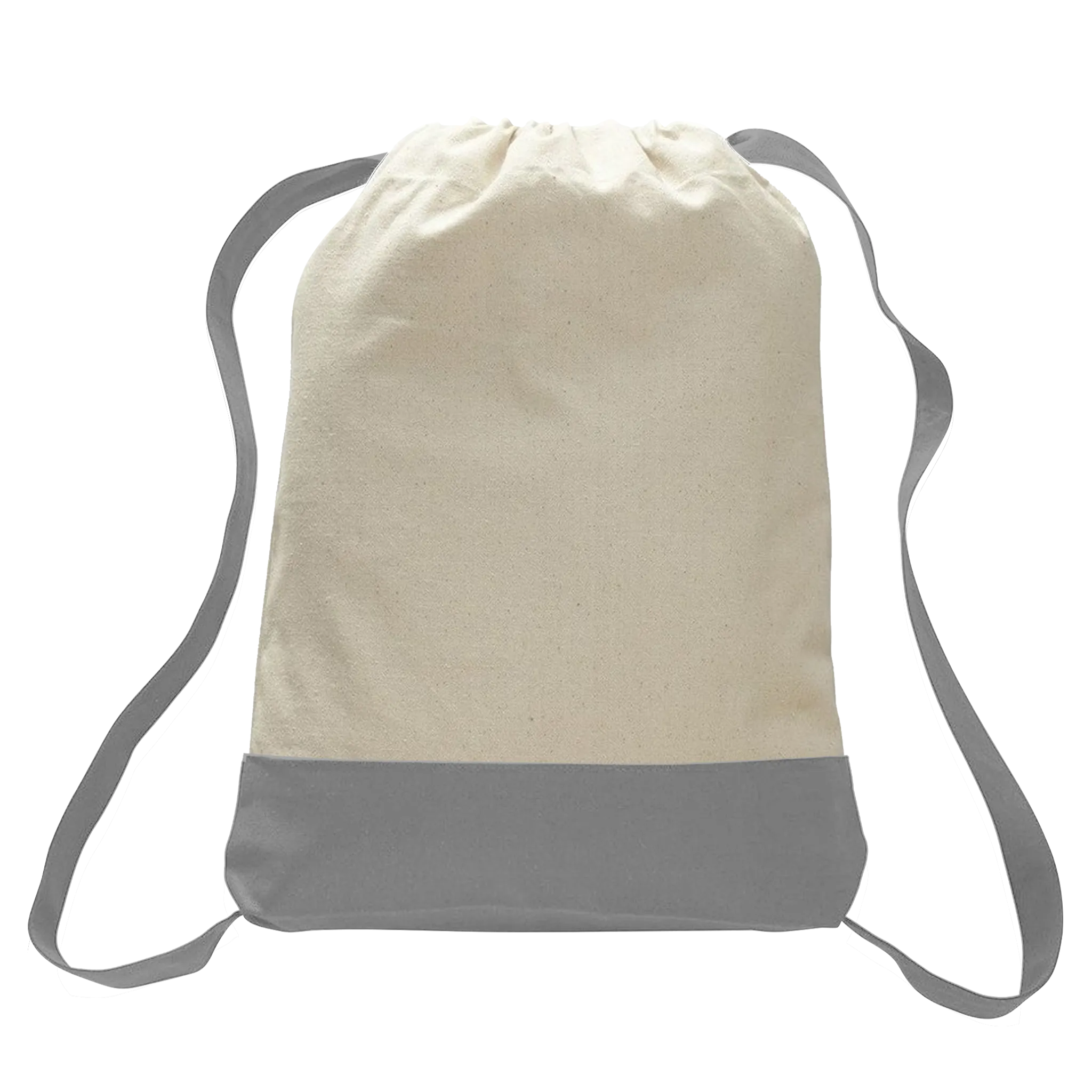 Two-tone Canvas Drawstring Bag (BK02)