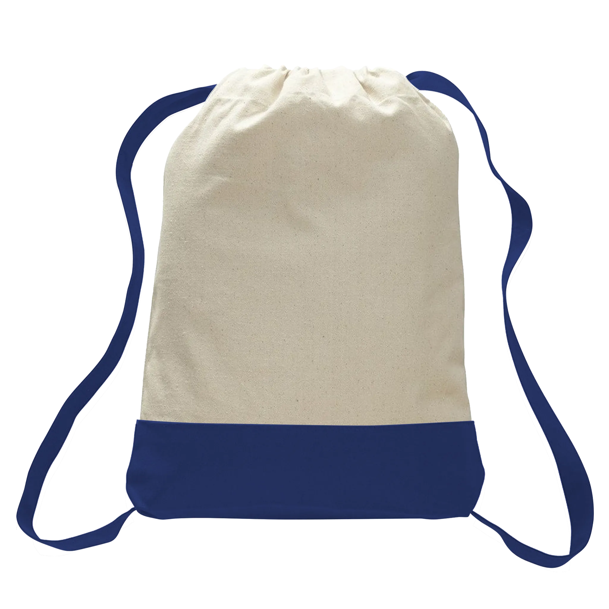 Two-tone Canvas Drawstring Bag (BK02)