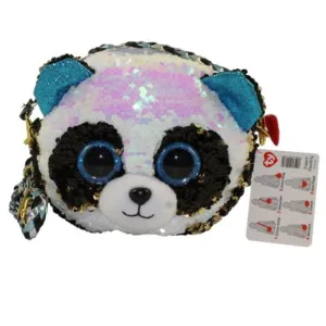 Ty  Fashion Sequin Panda Bamboo Purse