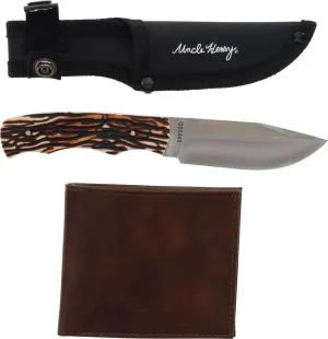 Uncle Henry, Schrade Fixed w/Wallet Combo