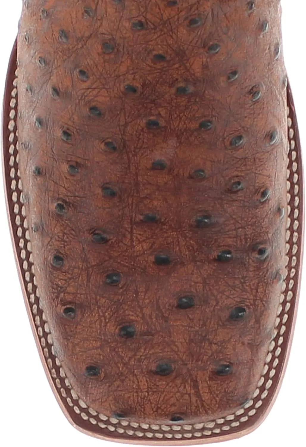 Vaccari Men's Cooper Genuine Exotic Print Leather & NCAA League Embroidery Broad Square Toe Cowboy Boots