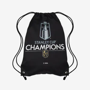 Vegas Golden Knights 2023 Stanley Cup Champions Logo Drawstring Backpack