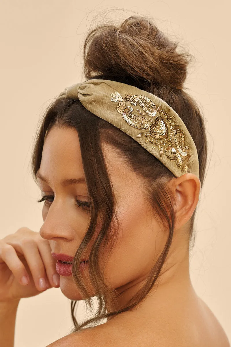 Velvet Embellished Headband