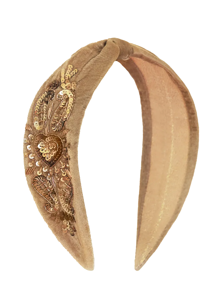 Velvet Embellished Headband