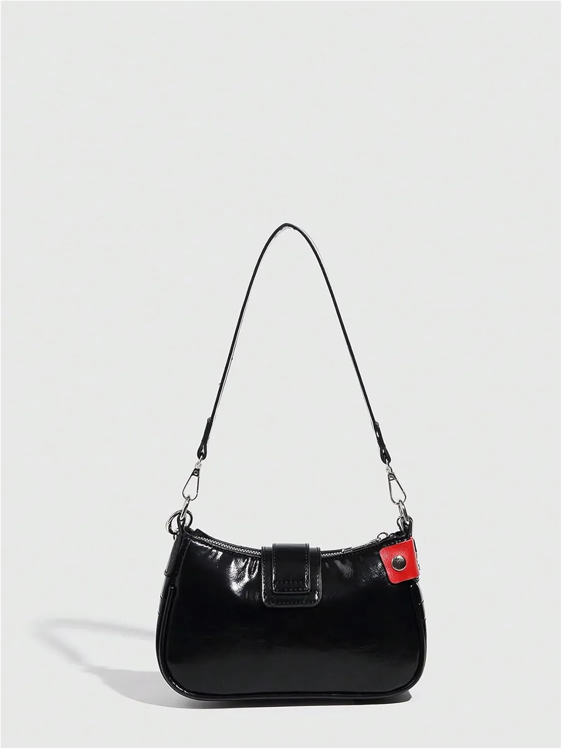 Verdusa Women's Y2k Star Embroidery Shoulder Bag Mini Chain Hobo Handbag Purses