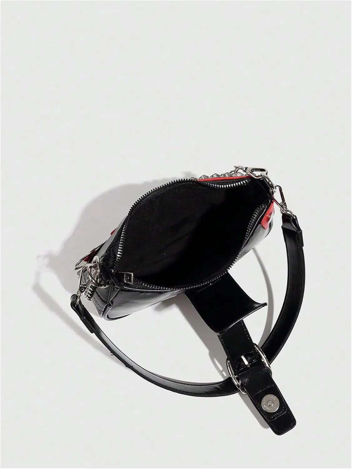 Verdusa Women's Y2k Star Embroidery Shoulder Bag Mini Chain Hobo Handbag Purses