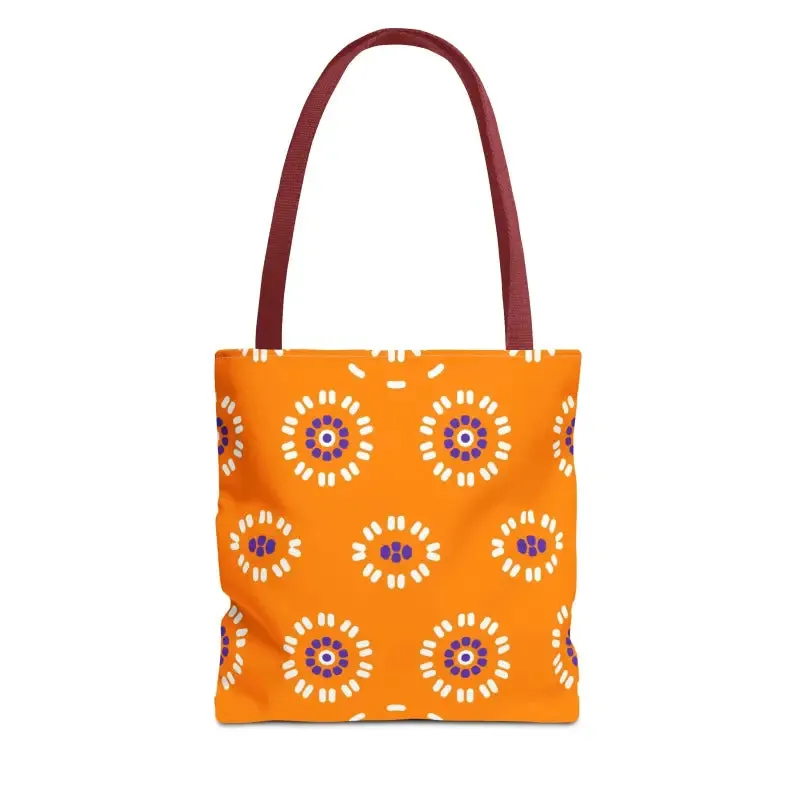 Vibrant Floral Pattern Aop Tote Bag in Three Sizes