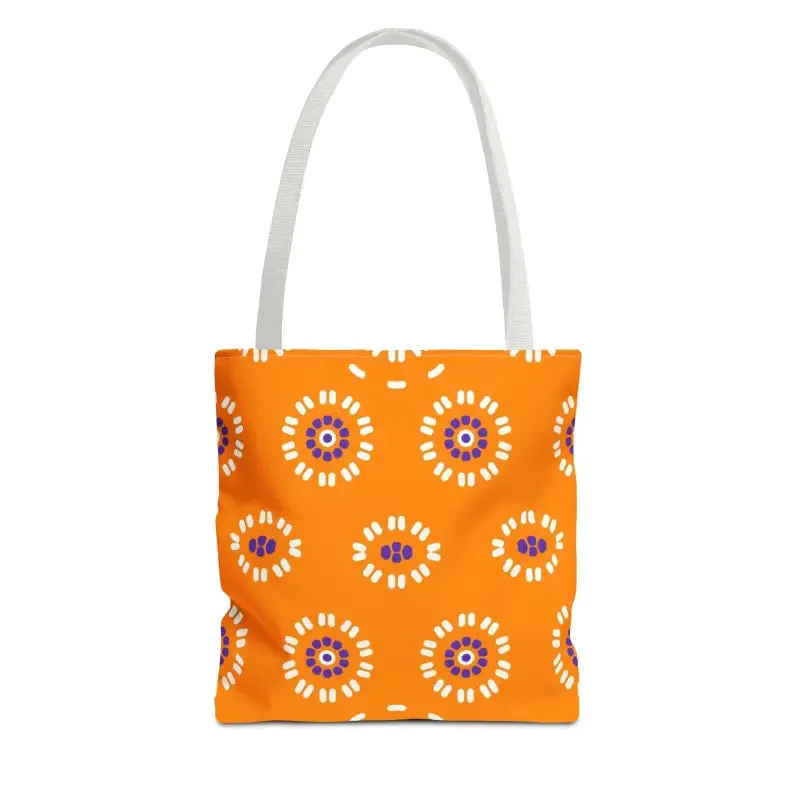 Vibrant Floral Pattern Aop Tote Bag in Three Sizes