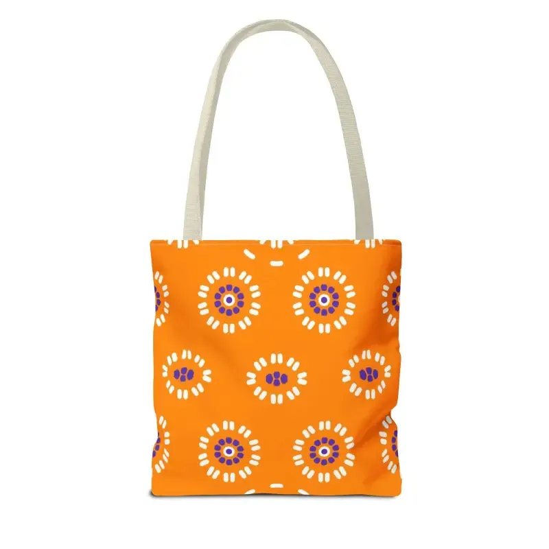 Vibrant Floral Pattern Aop Tote Bag in Three Sizes