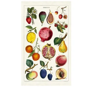 Vintage Tea Towel - Fruits