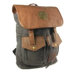 Walking Dead Rick Grimes Sheriff Backpack Black