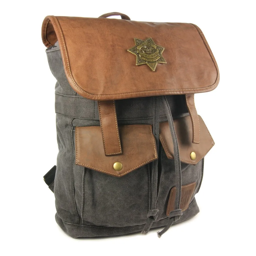 Walking Dead Rick Grimes Sheriff Backpack Black
