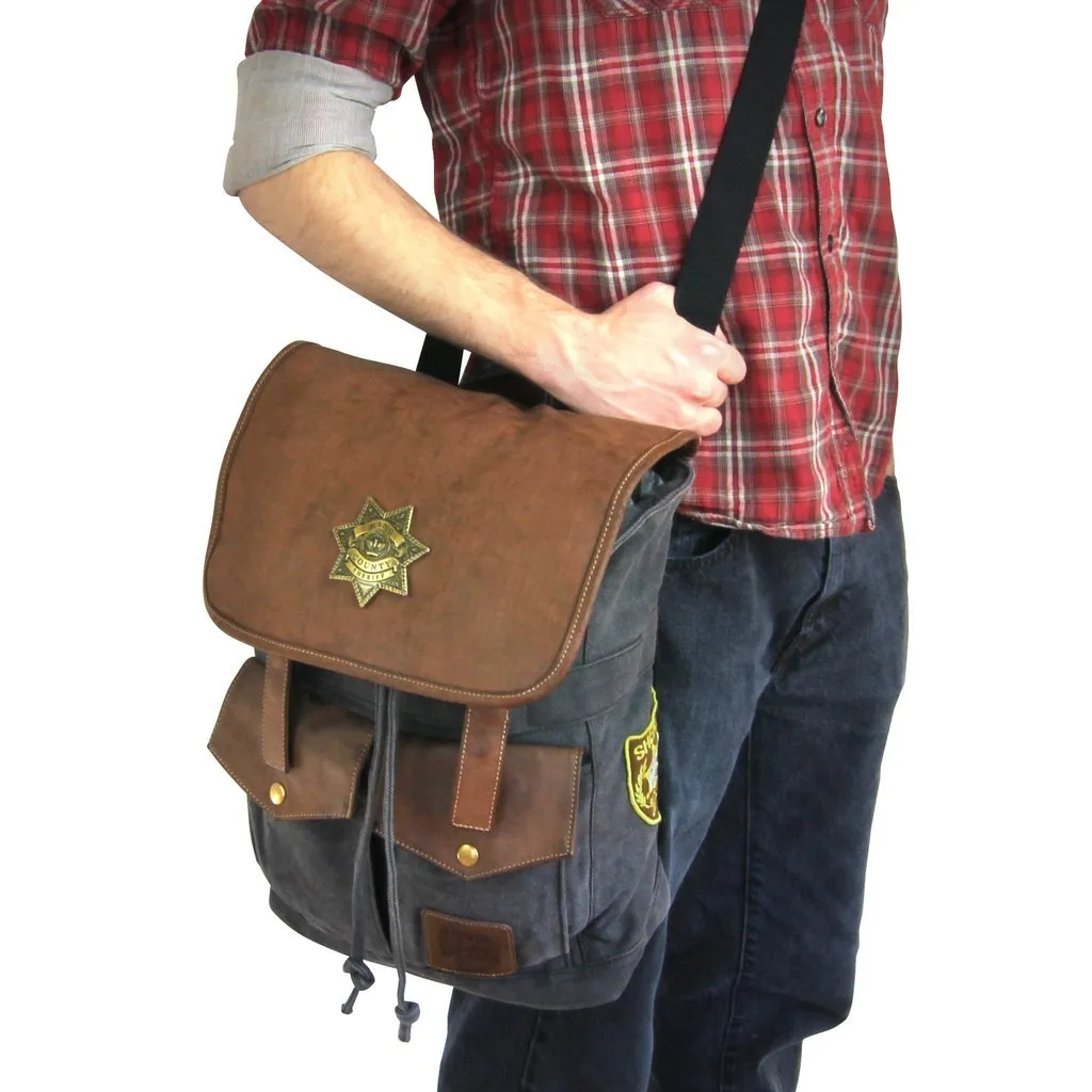 Walking Dead Rick Grimes Sheriff Backpack Black