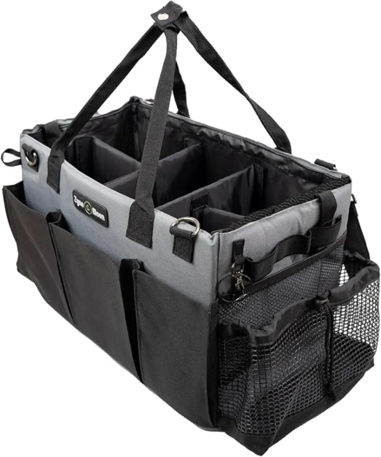 Wearable Cleaning Caddy Bag with Spill Protection Liner, A Large Organizer Tote for Cleaning Supplies with Strap and Handles, for Cleaning Professionals, Auto Detailers, Housekeepers