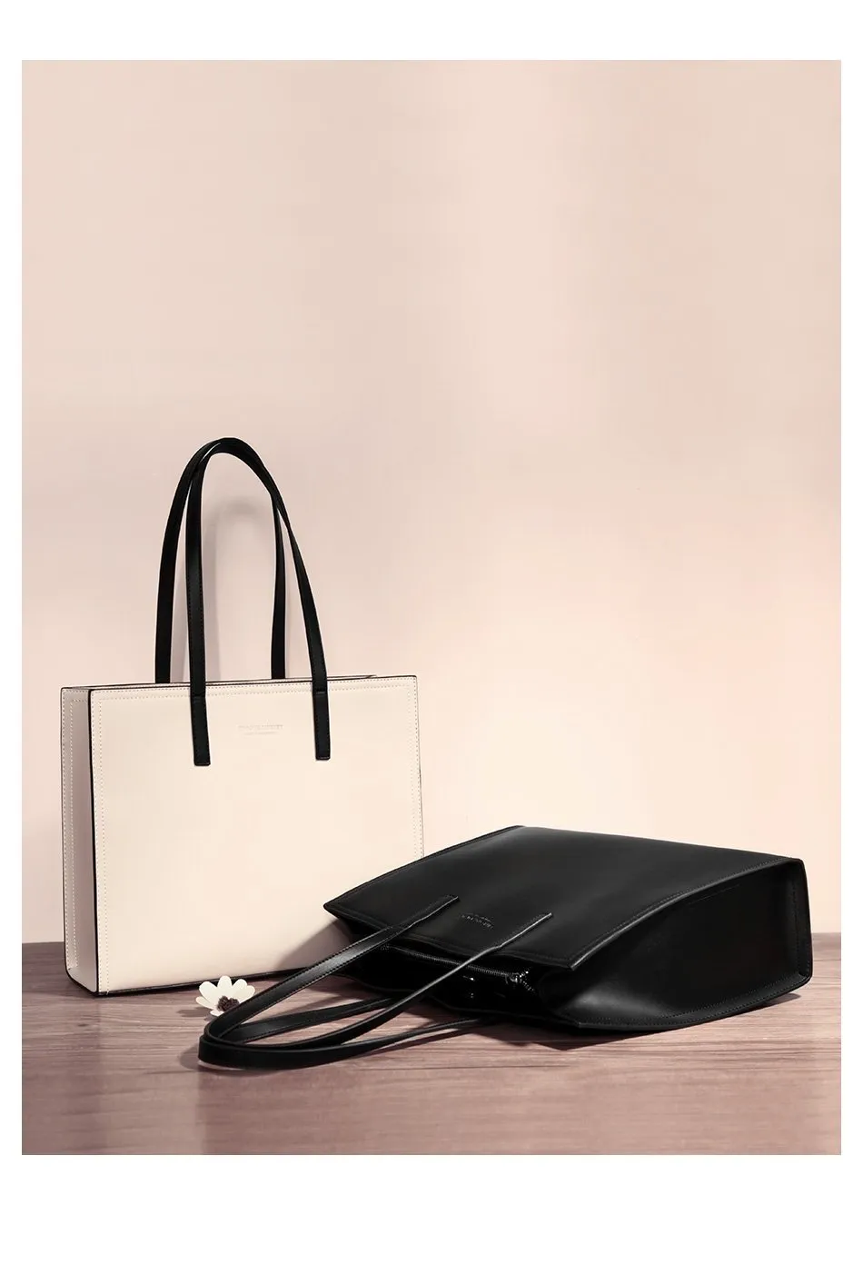 Women Genuine Leather Totes Bucket Bag