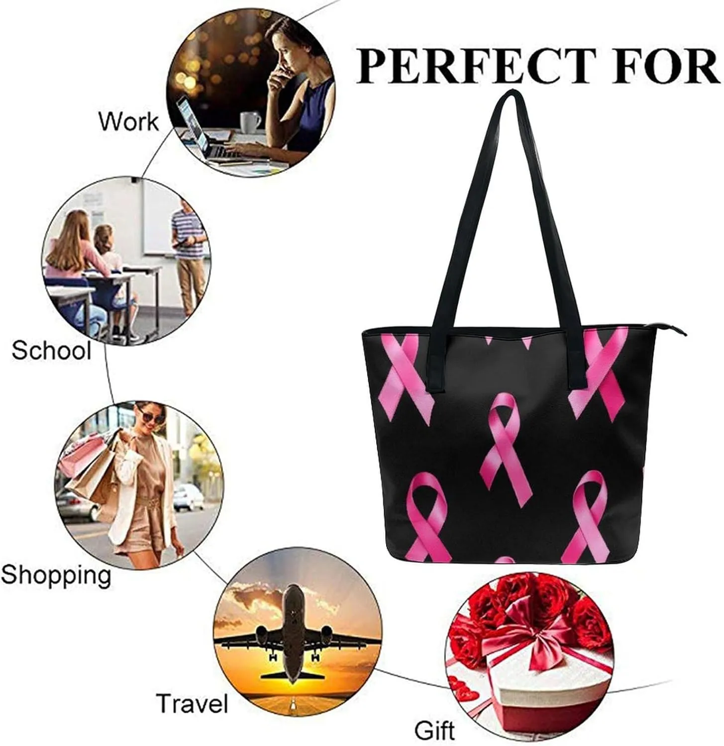 Women's Elegant Leather Shoulder Bag Casual Chic Handbag For Daily Use