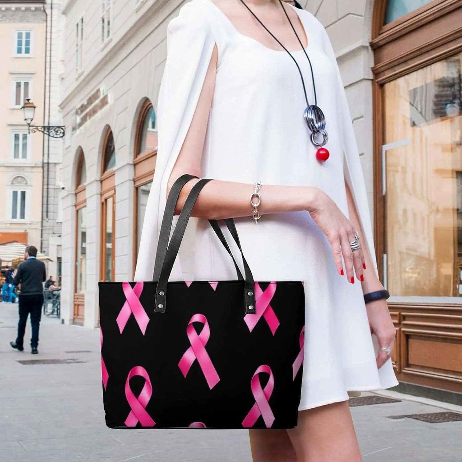 Women's Elegant Leather Shoulder Bag Casual Chic Handbag For Daily Use