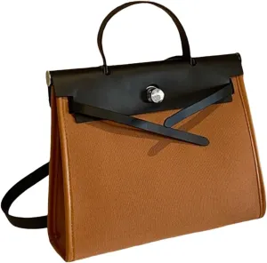 Women's Euro Canvas Tote Bag - 3-Way Adjustable (Crossbody/Shoulder/Hand) for Work & Retro, Spacious   Zip Pouch, 2025 Gift
